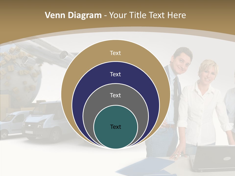 Follow Up Cardboard Box Air PowerPoint Template