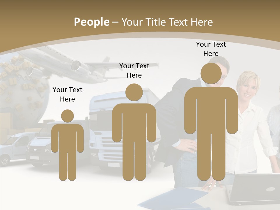 Follow Up Cardboard Box Air PowerPoint Template