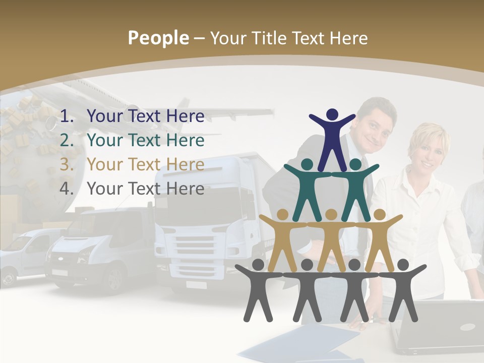 Follow Up Cardboard Box Air PowerPoint Template