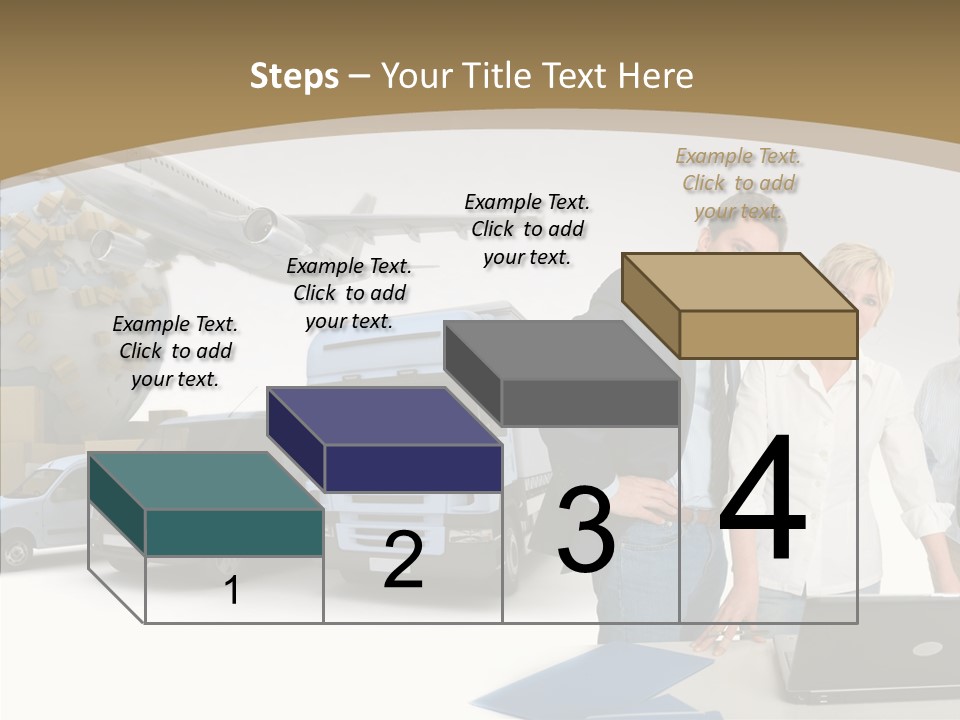 Follow Up Cardboard Box Air PowerPoint Template