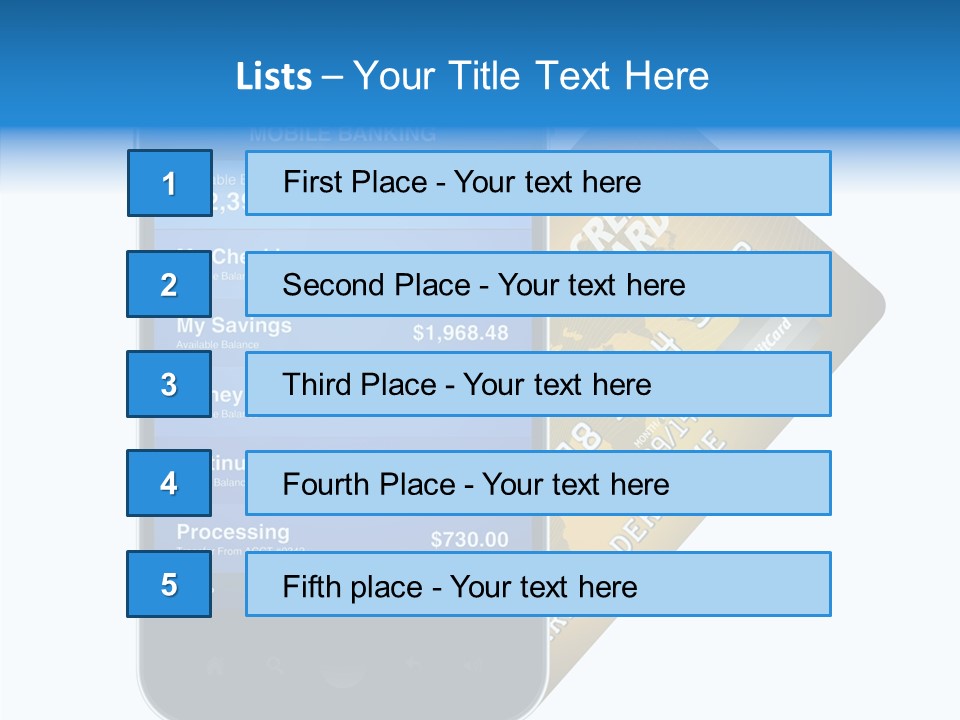 Commerce Review Isolated PowerPoint Template