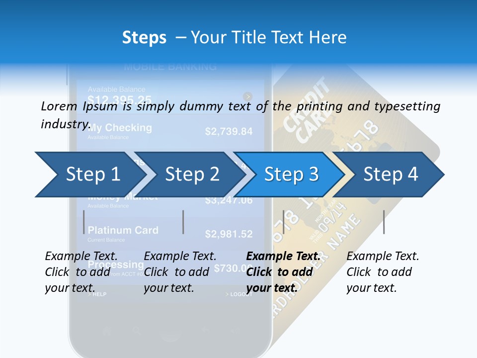 Commerce Review Isolated PowerPoint Template