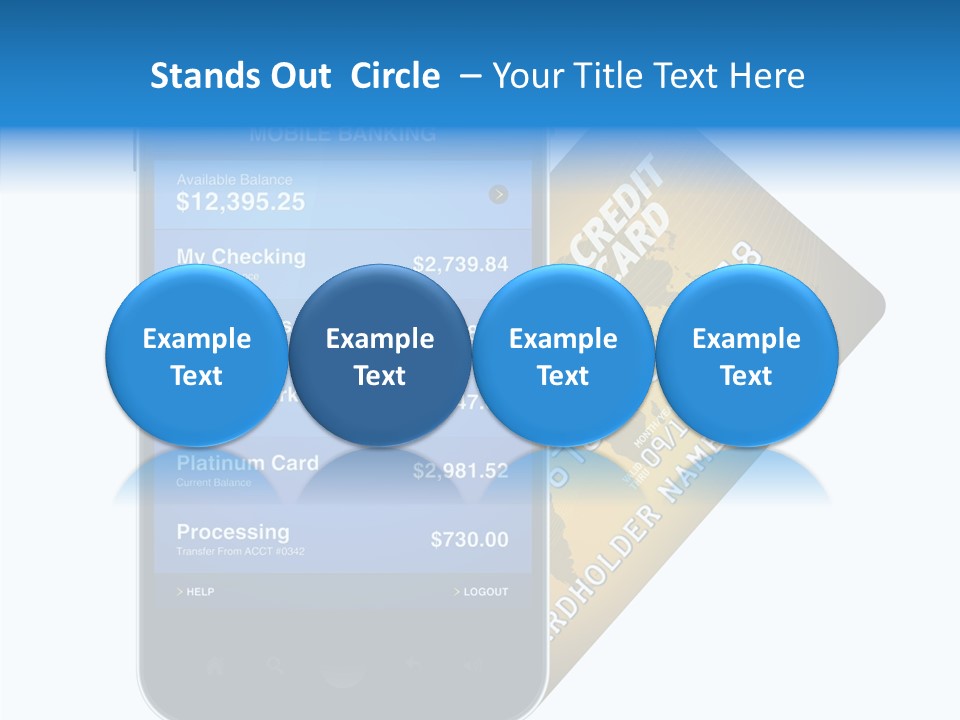Commerce Review Isolated PowerPoint Template