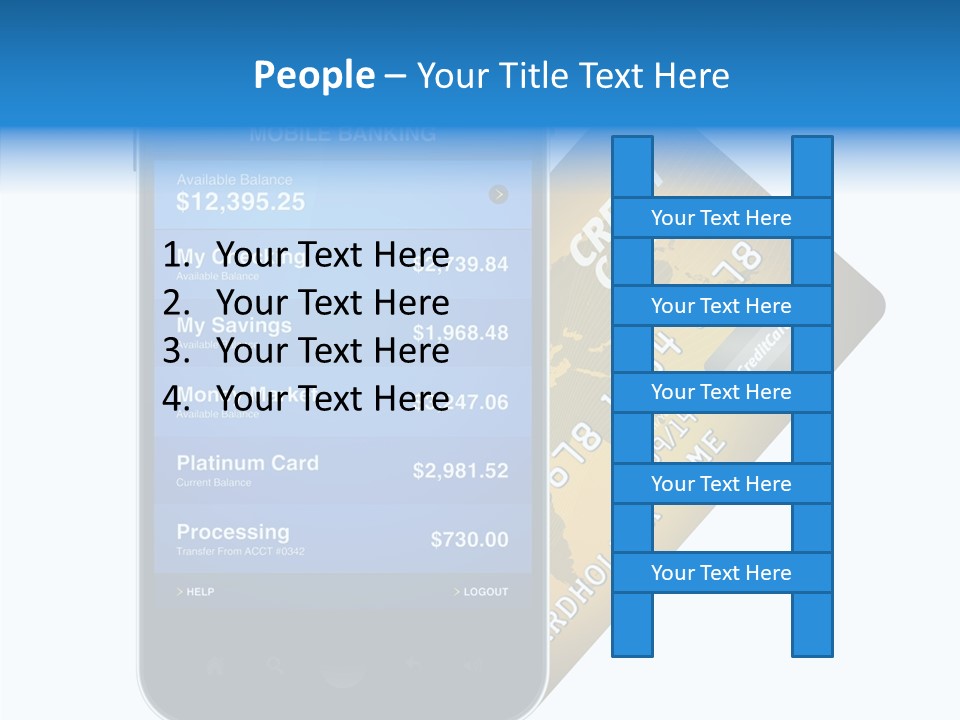 Commerce Review Isolated PowerPoint Template
