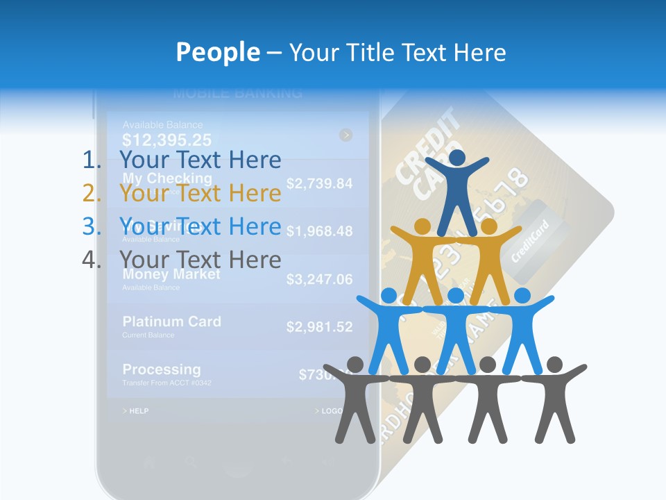 Commerce Review Isolated PowerPoint Template