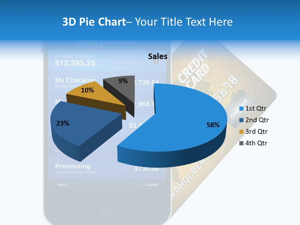 Commerce Review Isolated PowerPoint Template