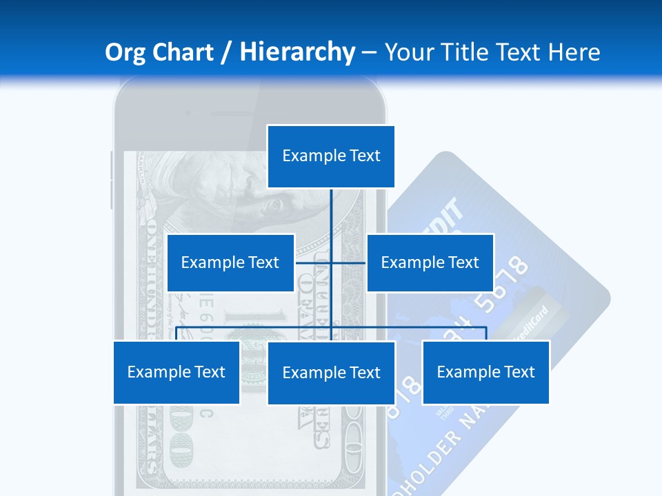 Front View Abstract Dollar PowerPoint Template