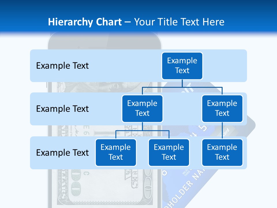 Front View Abstract Dollar PowerPoint Template
