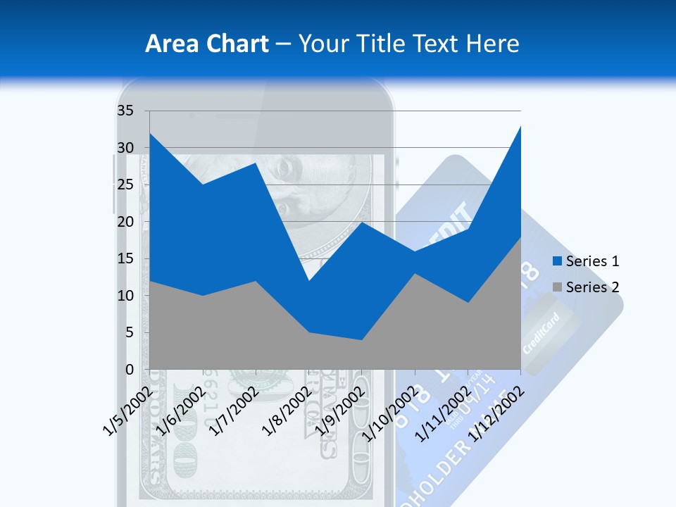 Front View Abstract Dollar PowerPoint Template
