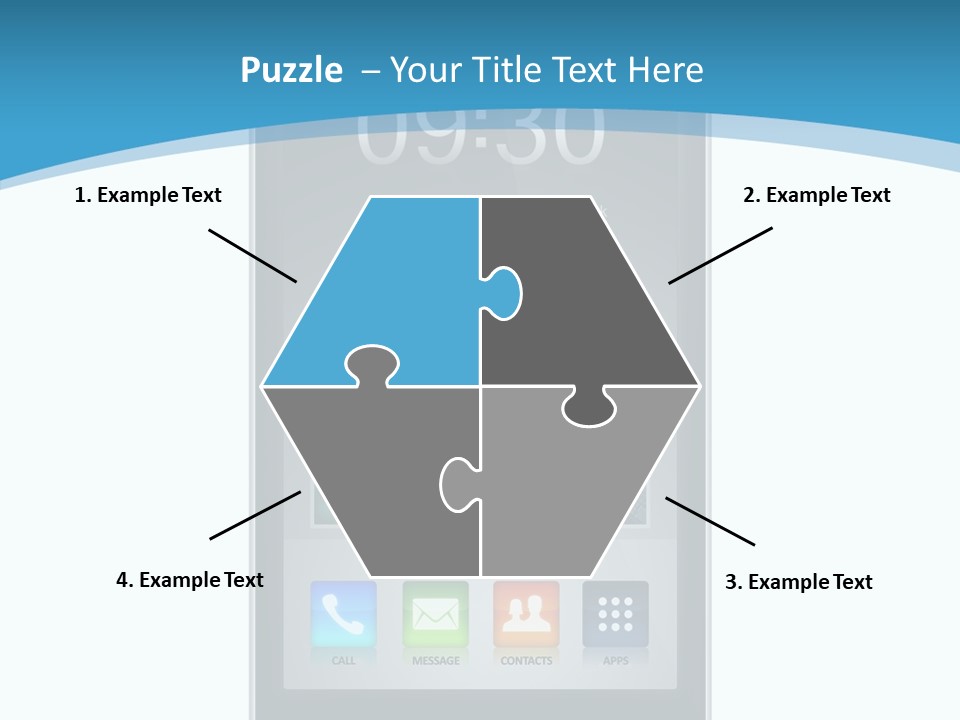 Isolated Mp Player Concept PowerPoint Template
