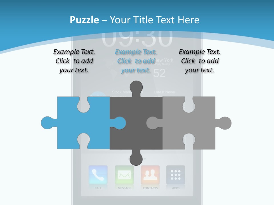 Isolated Mp Player Concept PowerPoint Template