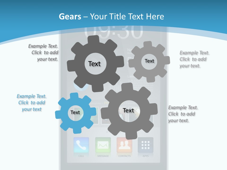 Isolated Mp Player Concept PowerPoint Template