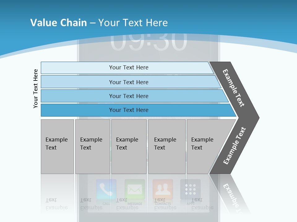 Isolated Mp Player Concept PowerPoint Template