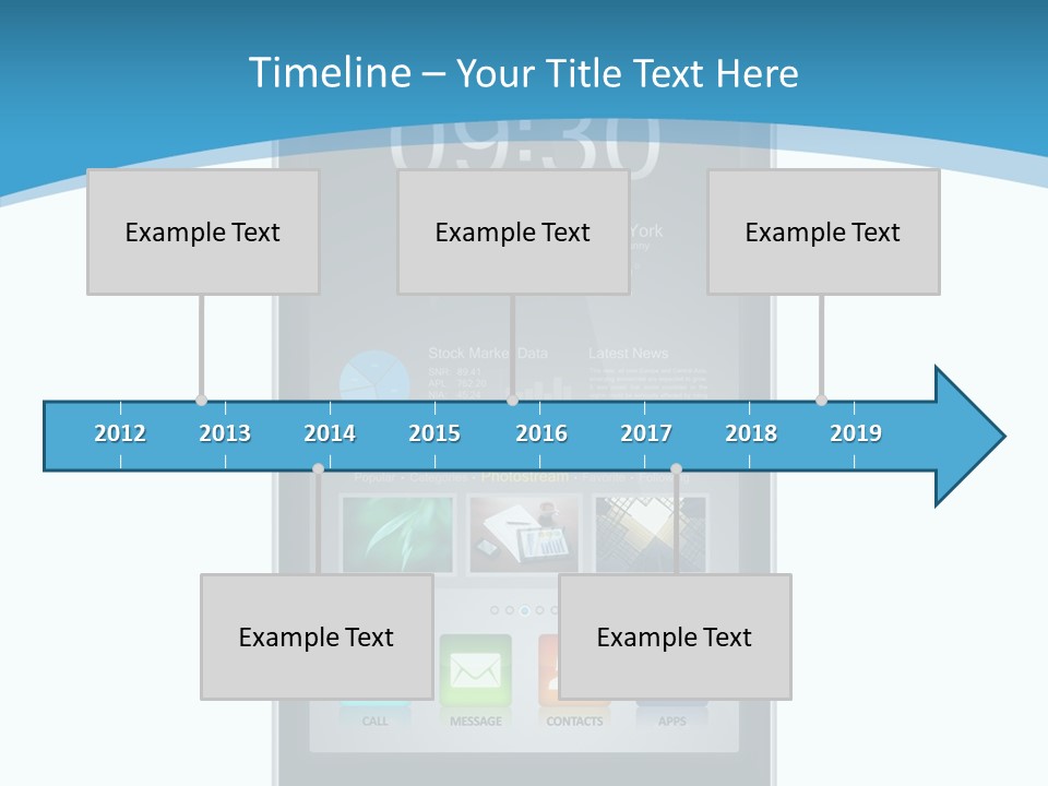Isolated Mp Player Concept PowerPoint Template