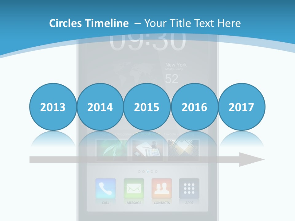 Isolated Mp Player Concept PowerPoint Template