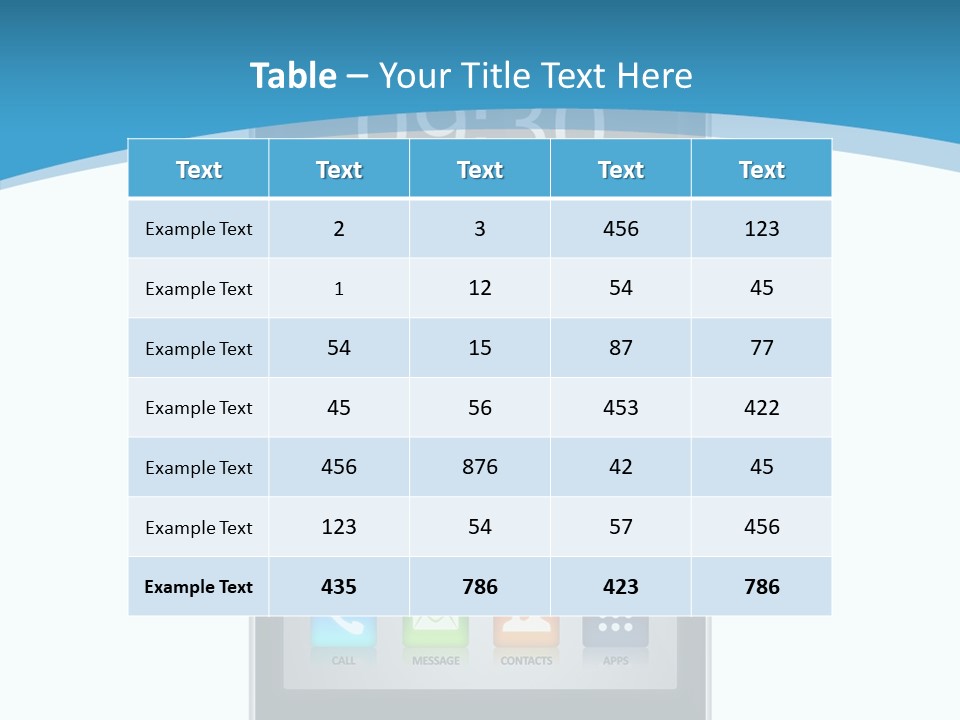 Isolated Mp Player Concept PowerPoint Template