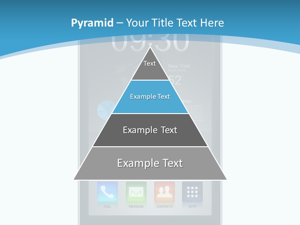 Isolated Mp Player Concept PowerPoint Template
