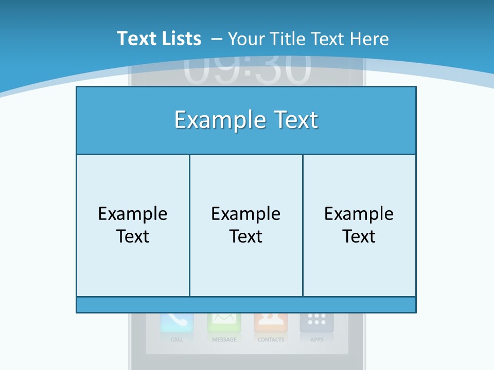 Isolated Mp Player Concept PowerPoint Template
