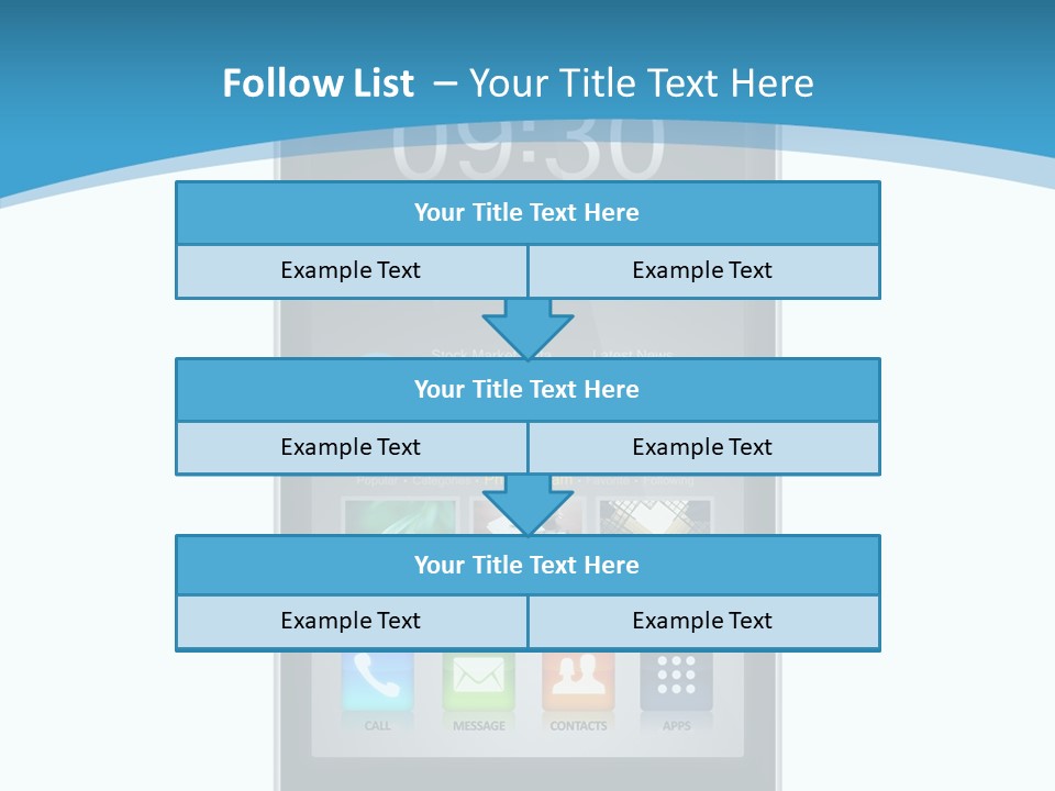 Isolated Mp Player Concept PowerPoint Template