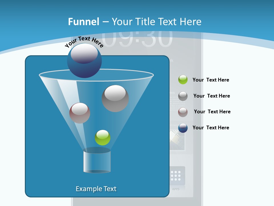 Isolated Mp Player Concept PowerPoint Template
