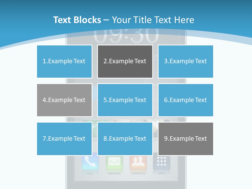 Isolated Mp Player Concept PowerPoint Template