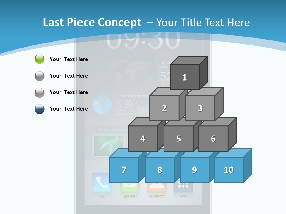 Isolated Mp Player Concept PowerPoint Template