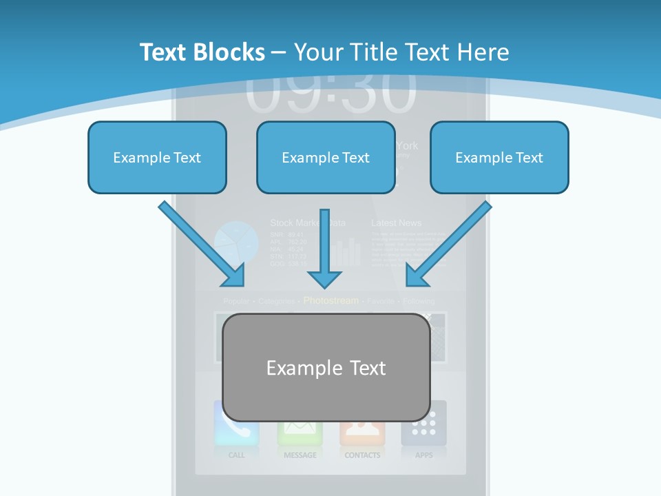 Isolated Mp Player Concept PowerPoint Template