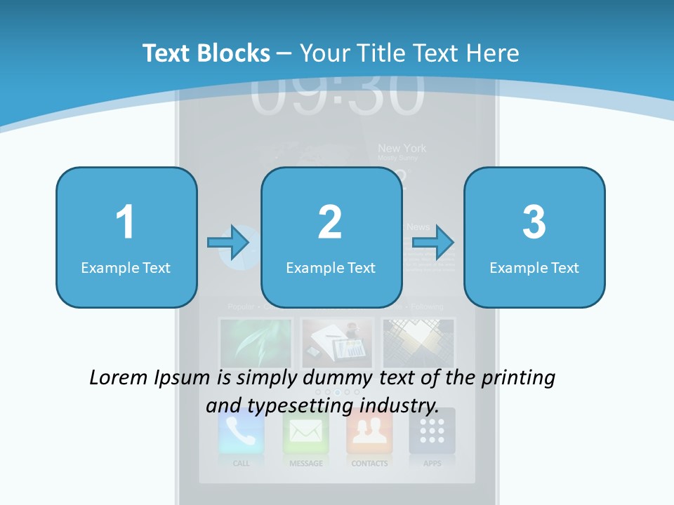 Isolated Mp Player Concept PowerPoint Template