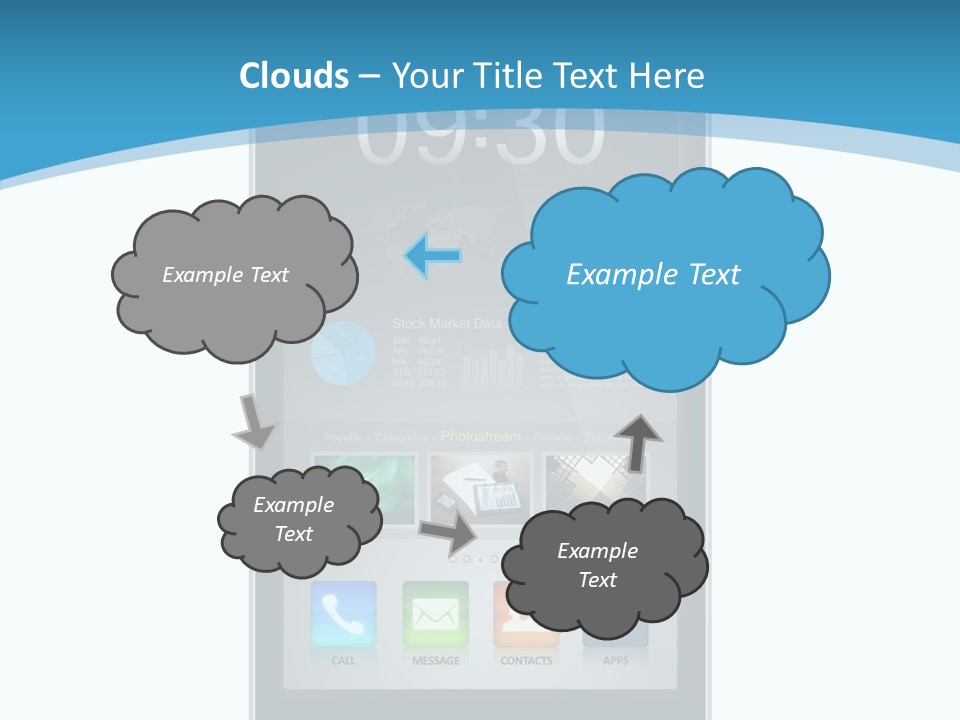 Isolated Mp Player Concept PowerPoint Template