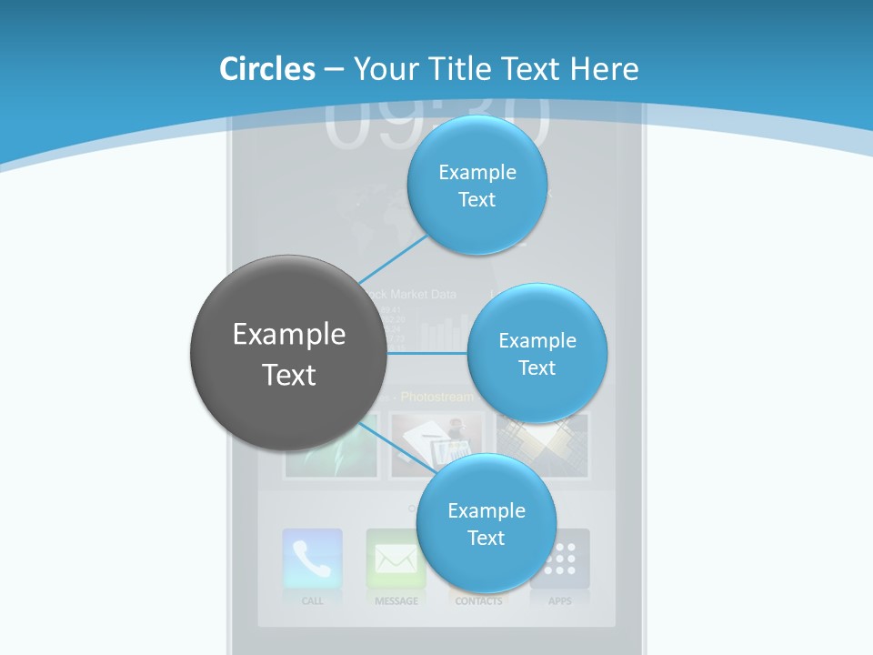 Isolated Mp Player Concept PowerPoint Template