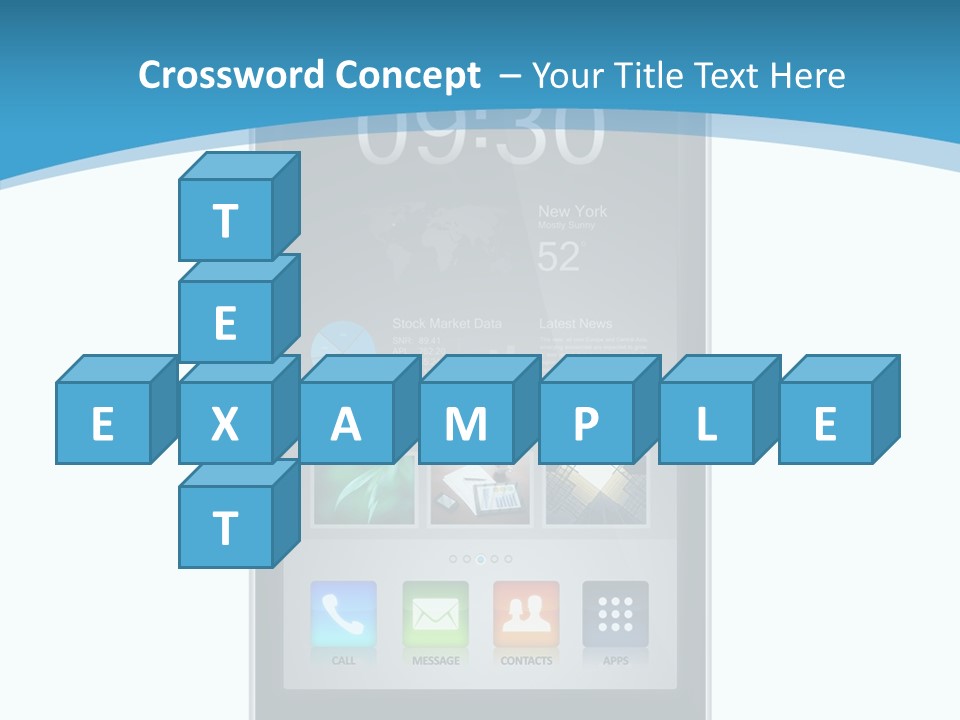 Isolated Mp Player Concept PowerPoint Template