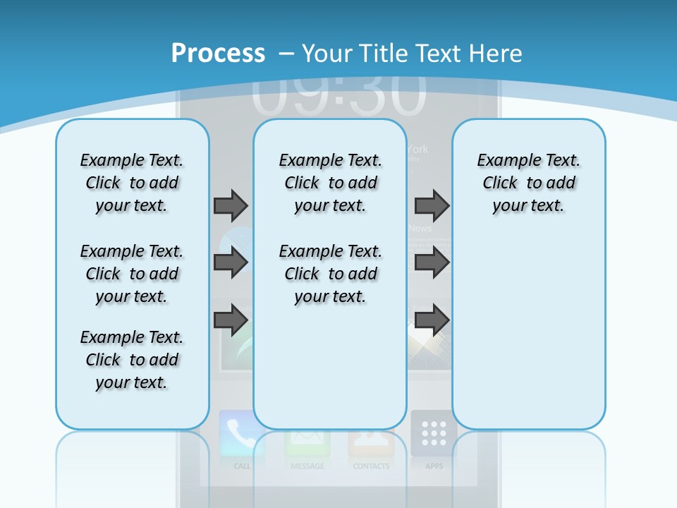 Isolated Mp Player Concept PowerPoint Template