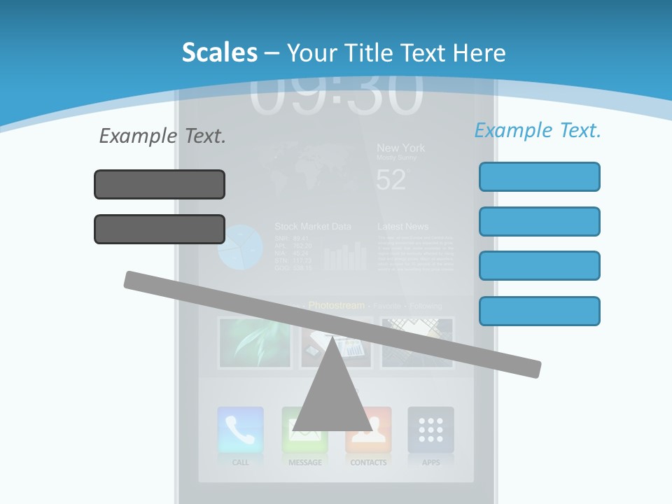 Isolated Mp Player Concept PowerPoint Template