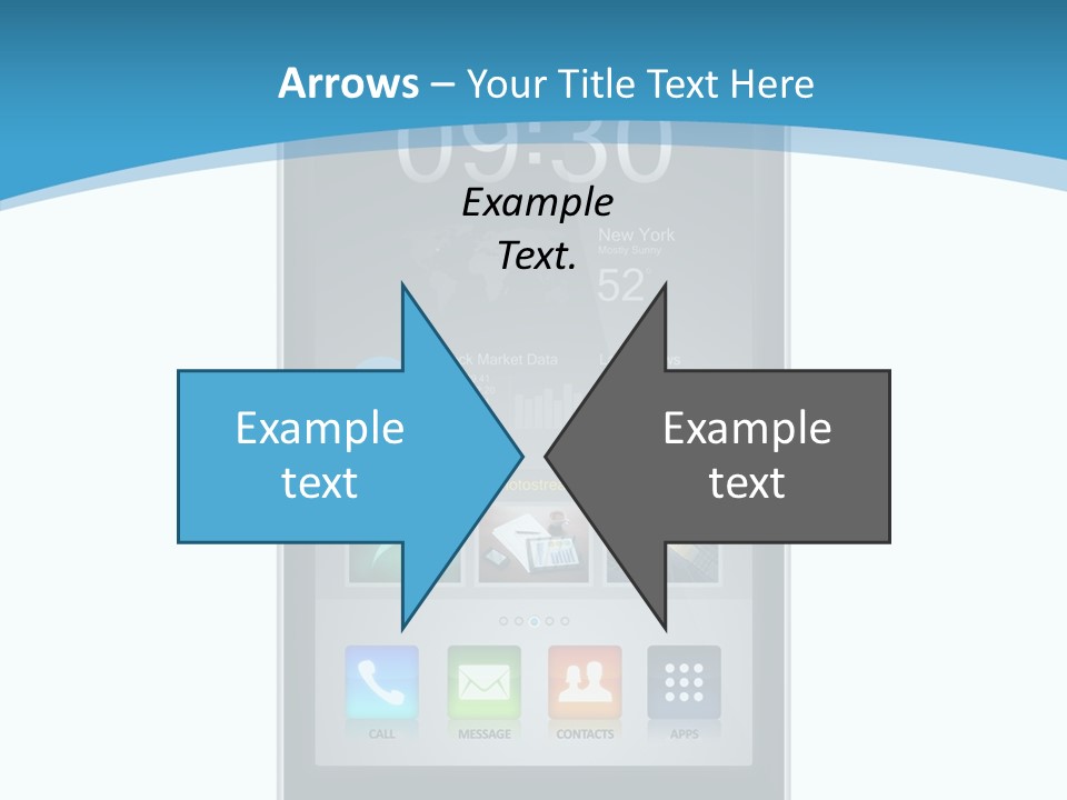 Isolated Mp Player Concept PowerPoint Template