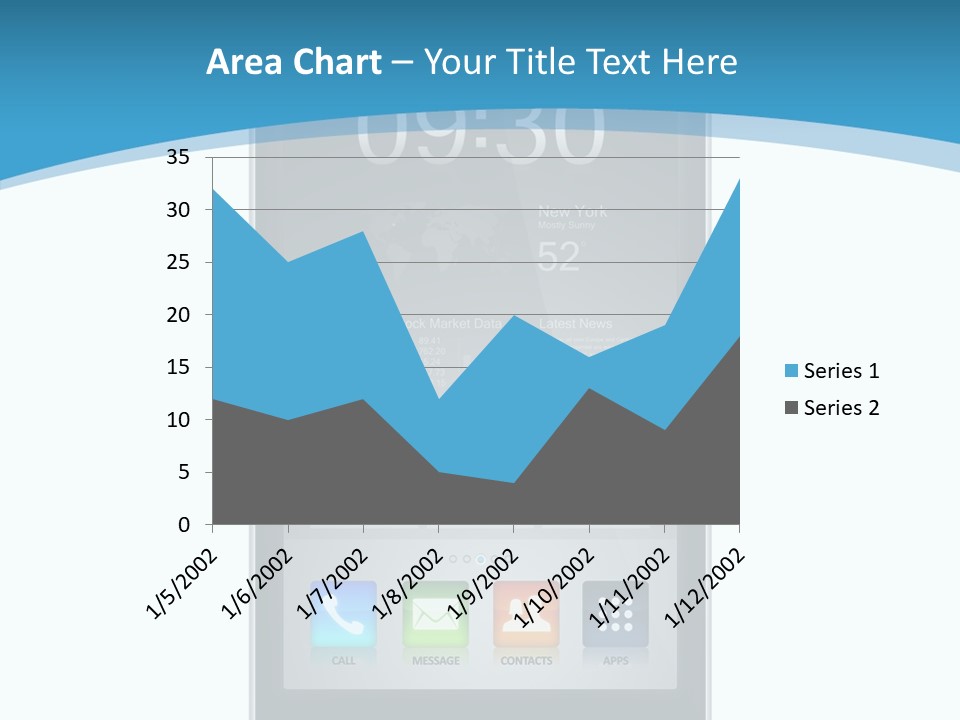 Isolated Mp Player Concept PowerPoint Template