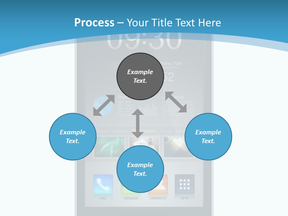Isolated Mp Player Concept PowerPoint Template