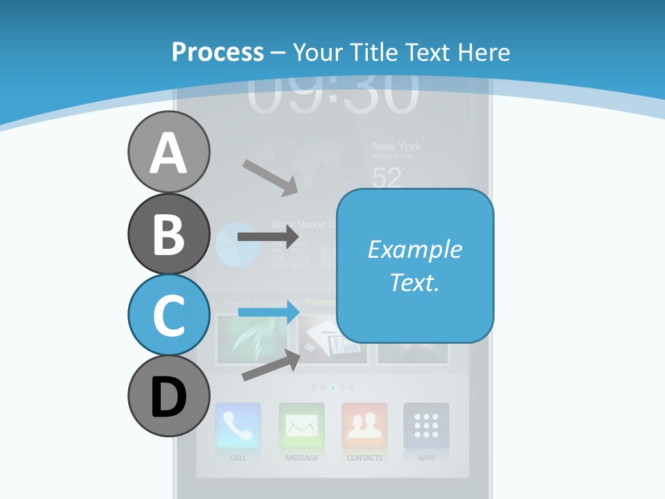 Isolated Mp Player Concept PowerPoint Template