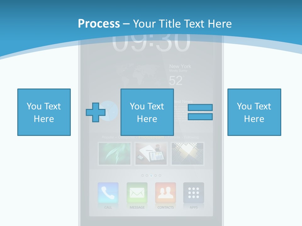 Isolated Mp Player Concept PowerPoint Template