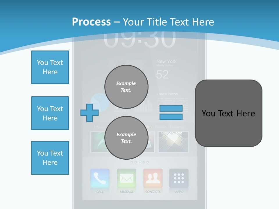 Isolated Mp Player Concept PowerPoint Template