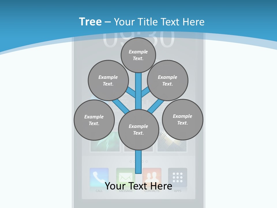 Isolated Mp Player Concept PowerPoint Template