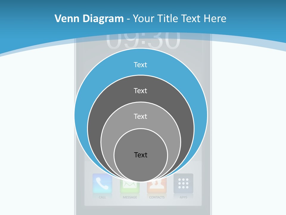 Isolated Mp Player Concept PowerPoint Template
