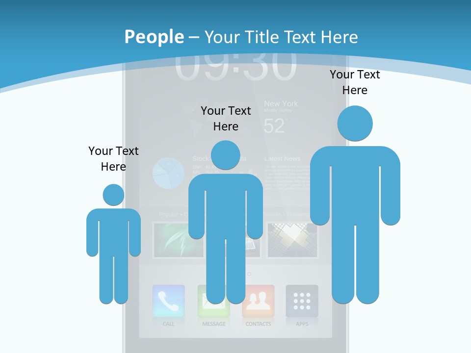Isolated Mp Player Concept PowerPoint Template