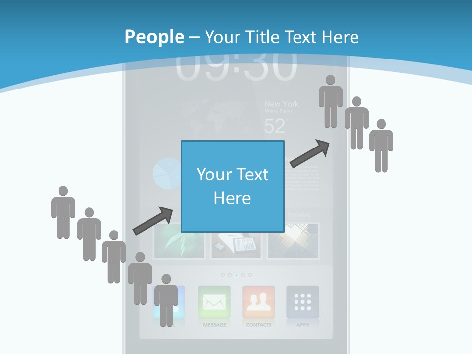 Isolated Mp Player Concept PowerPoint Template