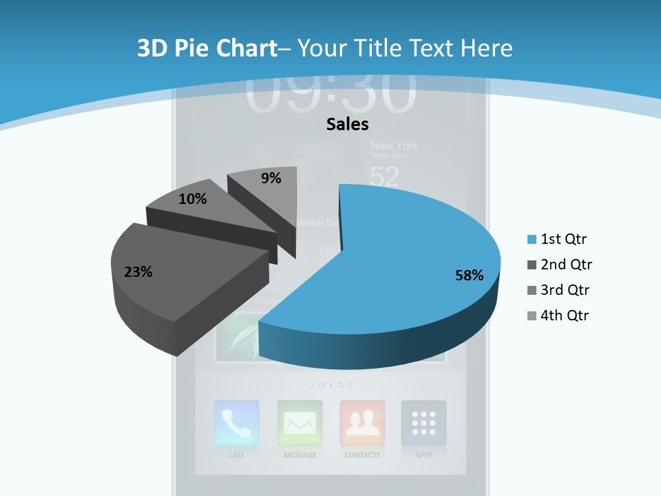 Isolated Mp Player Concept PowerPoint Template