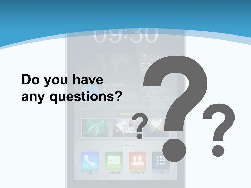 Isolated Mp Player Concept PowerPoint Template