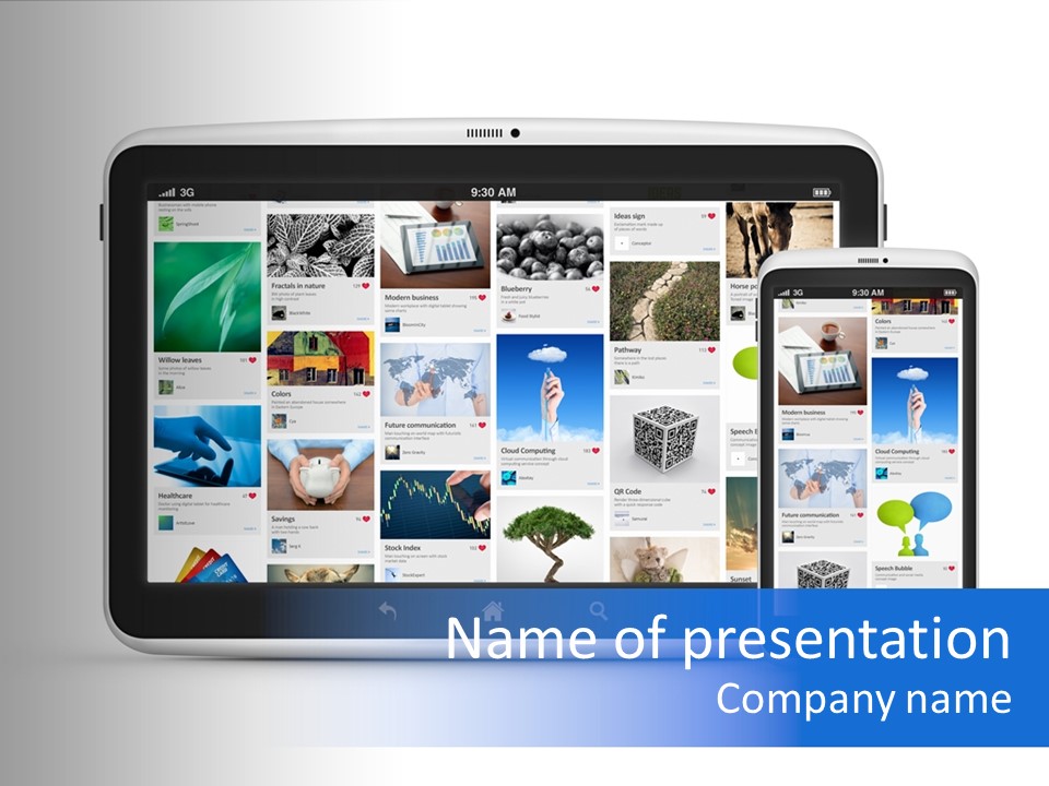 Desktop Smart Software PowerPoint Template