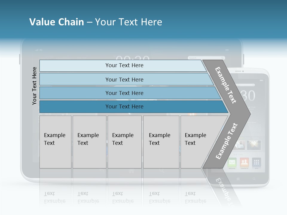Realistic Concept Tablet PowerPoint Template
