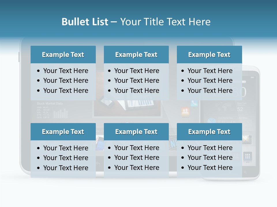 Realistic Concept Tablet PowerPoint Template
