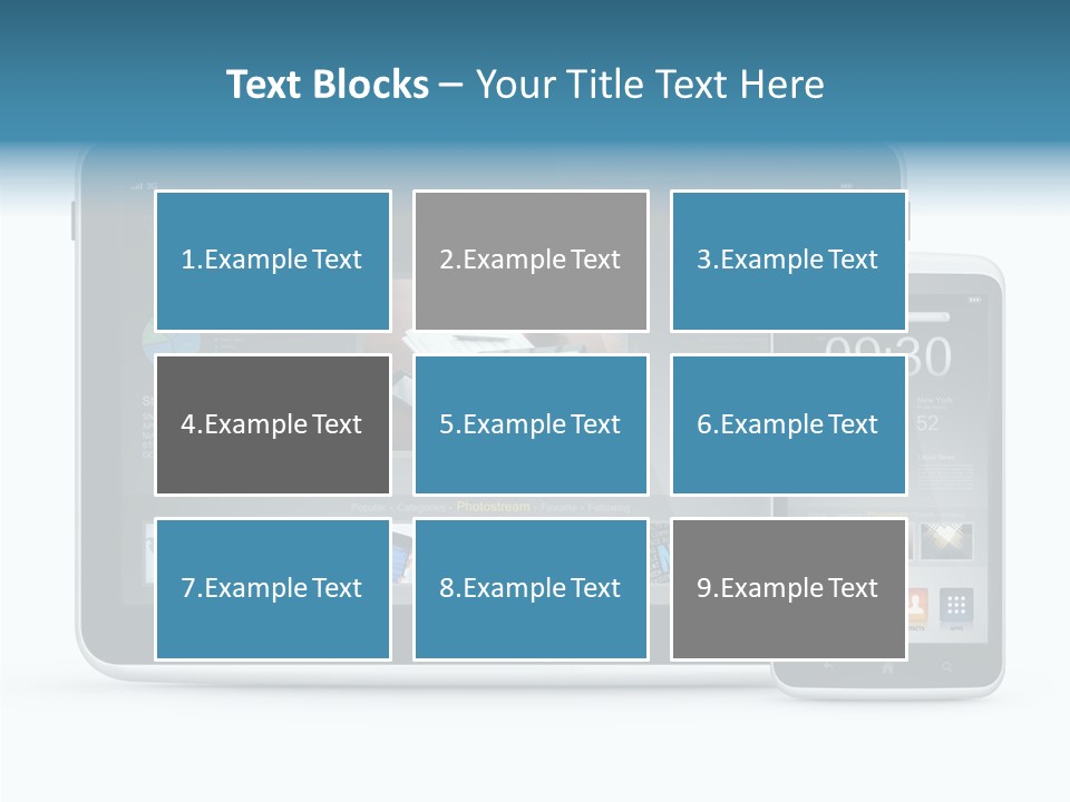 Realistic Concept Tablet PowerPoint Template
