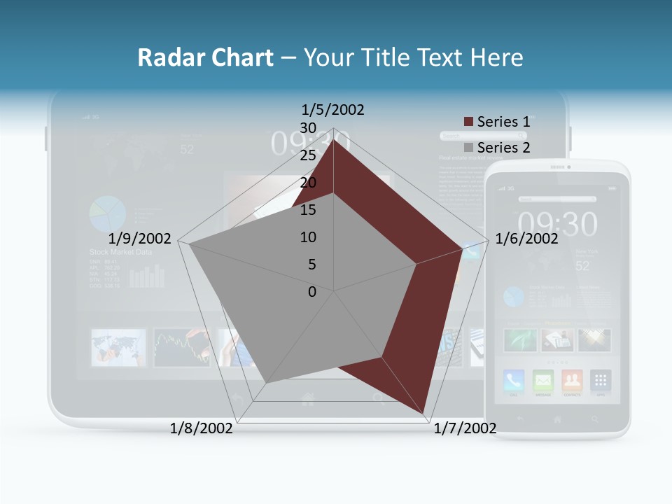 Realistic Concept Tablet PowerPoint Template